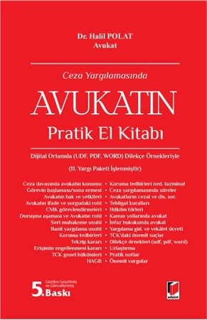 Resim Ceza Yargılamasında Avukatın Pratik El Kitabı