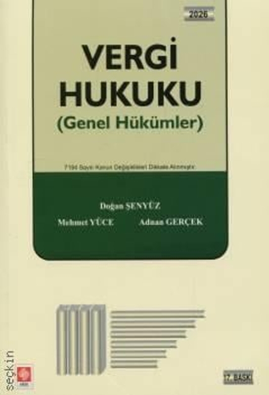 resm Vergi Hukuku Genel Hükümler 17. Baskı 