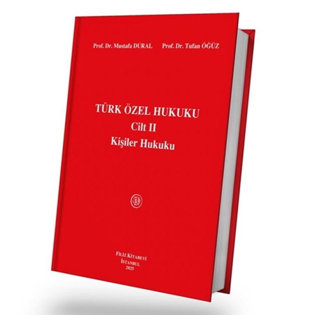 Resim Türk Özel Hukuku Cilt 2 Kişiler Hukuku - Mustafa Dural, Tufan Öğüz