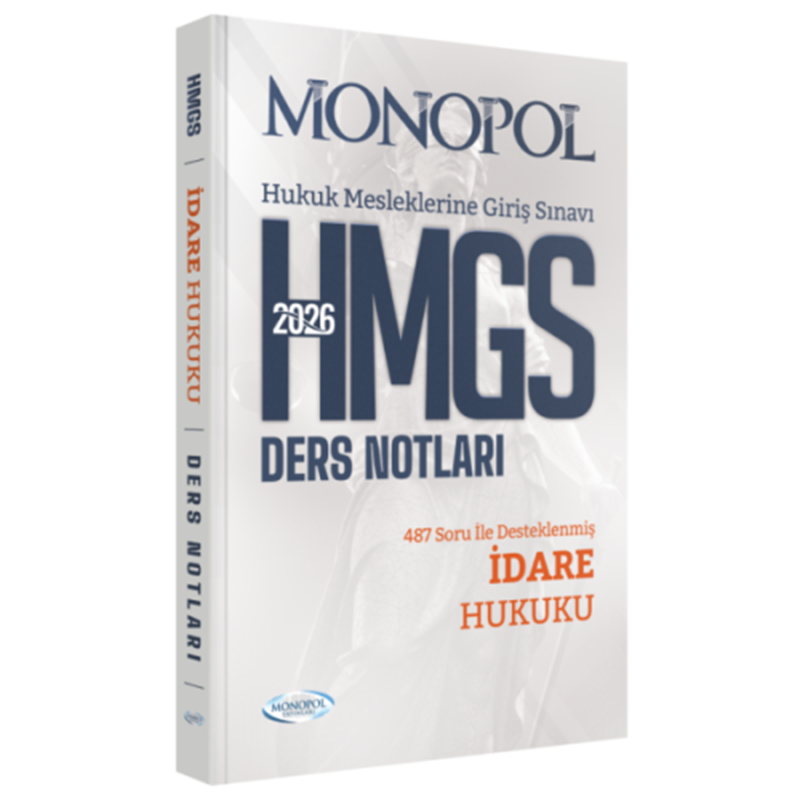 resm Monopol Yayınları 2026 HMGS İdare Hukuku Ders Notları