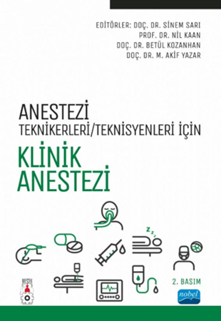 Resim Anestezi Teknikerleri/Teknisyenleri İçin Klinik Anestezi