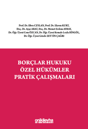 Resim Borçlar Hukuku Özel Hükümler Pratik Çalışmaları
