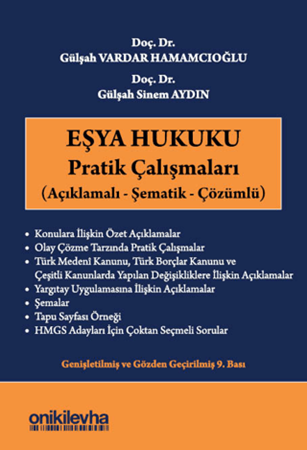 Resim Eşya Hukuku Pratik Çalışmaları