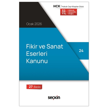 Resim Fikir ve Sanat Eserleri Kanunu - Seçkin Yayınevi Kanun Metinleri Ocak 2026