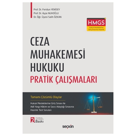Resim Ceza Muhakemesi Hukuku Pratik Çalışmaları - Feridun Yenisey, Ayşe Nuhoğlu, Salih Özkan