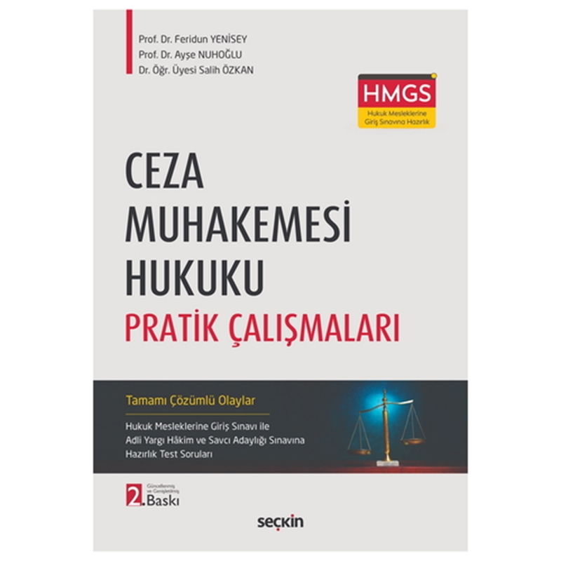 resm Ceza Muhakemesi Hukuku Pratik Çalışmaları - Feridun Yenisey, Ayşe Nuhoğlu, Salih Özkan