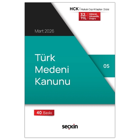 Resim Türk Medeni Kanunu - Seçkin Yayınevi Kanun Metinleri Mart 2026