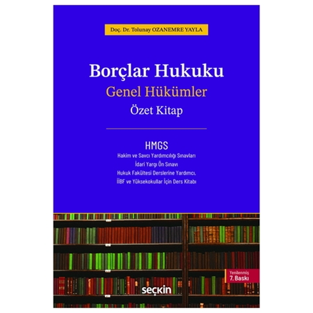 Resim Borçlar Hukuku Genel Hükümler Özet Kitap - Tolunay Ozanemre Yayla 2026