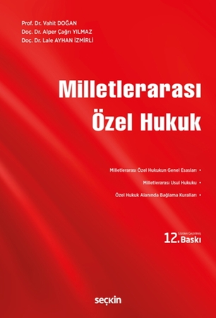 Resim Milletlerarası Özel Hukuk - Vahit Doğan, Alper Çağrı Yılmaz, Lale Ayhan İzmirli