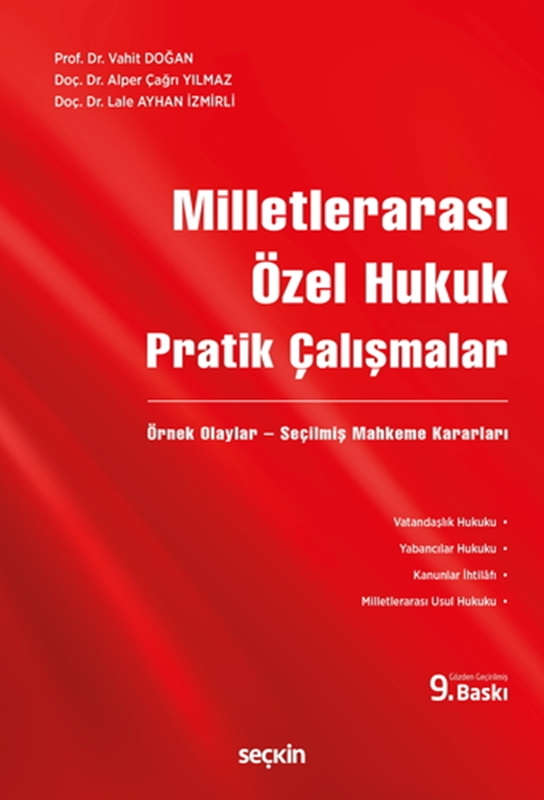 resm Milletlerarası Özel Hukuk Pratik Çalışmalar - Vahit Doğan, Alper Çağrı Yılmaz, Lale Ayhan İzmirli