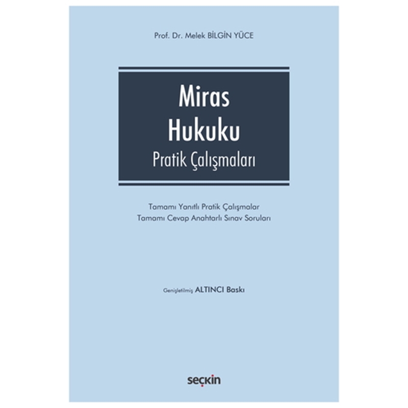 resm Miras Hukuku Pratik Çalışmaları - Melek Bilgin Yüce