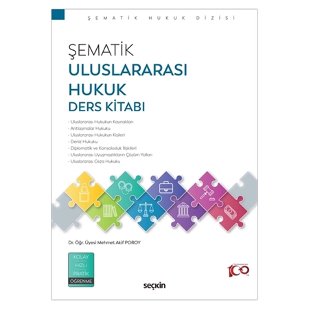 Resim Şematik Uluslararası Hukuk Ders Kitabı - Mehmet Akif Poroy