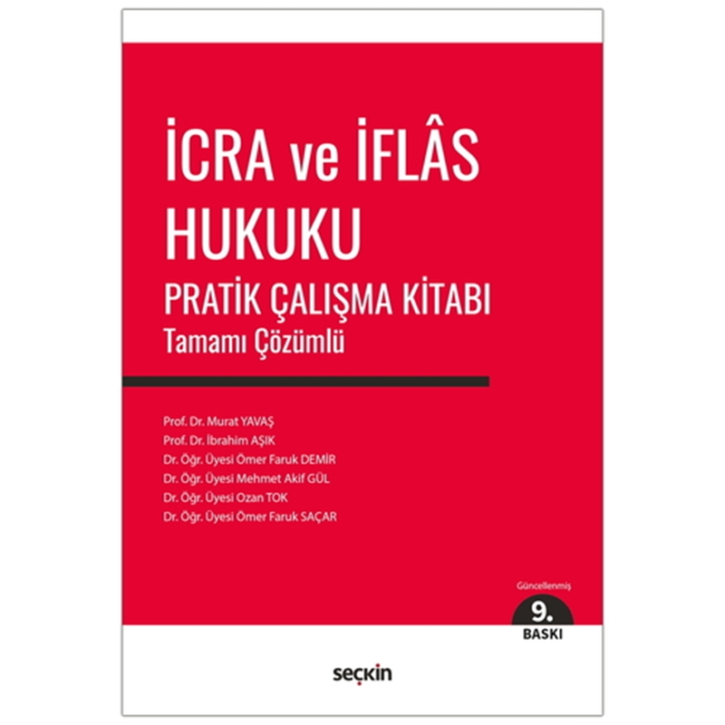 resm İcra ve İflâs Hukuku Pratik Çalışma Kitabı - Murat Yavaş