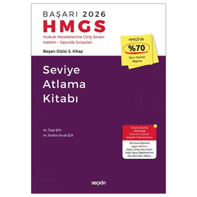 resm Başarı HMGS Seviye Atlama Kitabı - Özge Şen, İbrahim Burak Şen