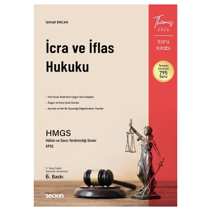 resm THEMIS İcra ve İflas Hukuku Soru Kitabı - İsmail Ercan 2026
