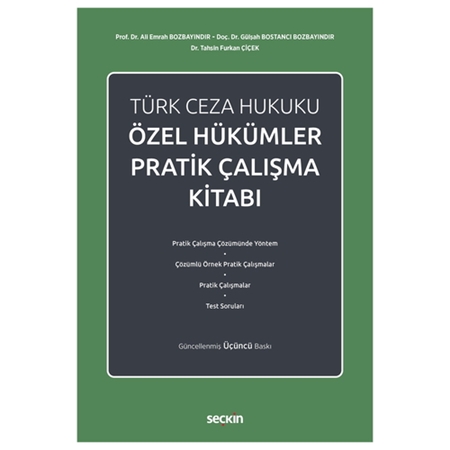 Resim Türk Ceza Hukuku Özel Hükümler Pratik Çalışma Kitabı - Tahsin Furkan Çiçek