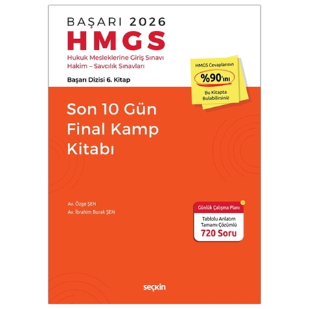 Resim HMGS Son 10 Gün Final Kamp Kitabı - Özge Şen, İbrahim Burak Şen