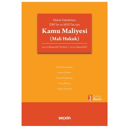 Resim Kamu Maliyesi, Mali Hukuk - Binhan Elif Yılmaz, Murat Batı
