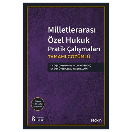 Resim Milletlerarası Özel Hukuk Pratik Çalışmaları - Merve Acun Mekengeç, Cansu Yener Keskin