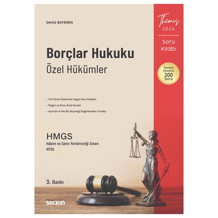 Resim THEMIS Borçlar Hukuku Özel Hükümler Soru Kitabı - Deniz Bayeren 2026
