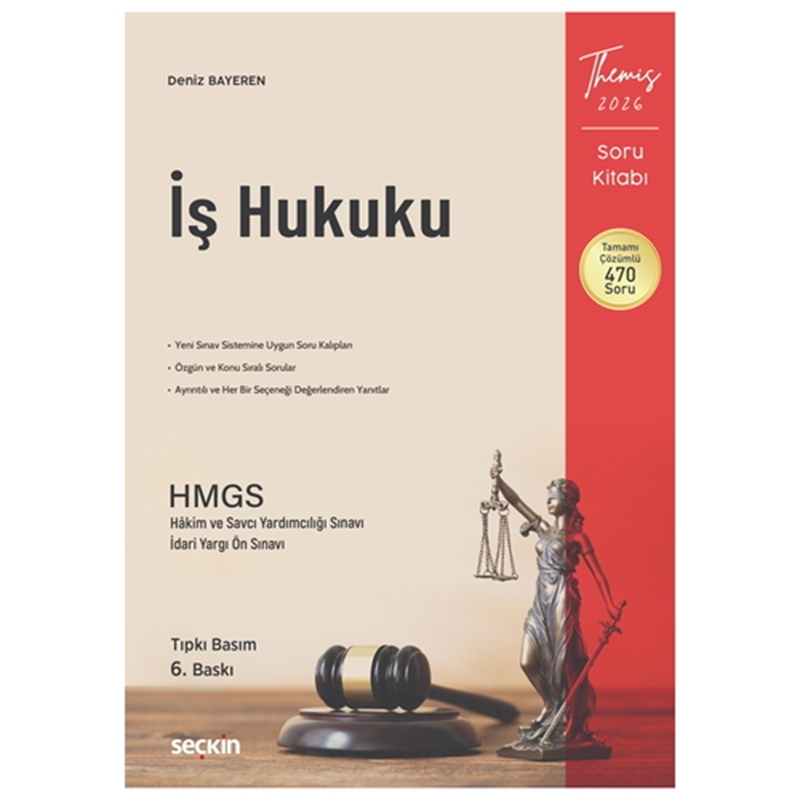 resm THEMIS İş Hukuku Soru Kitabı - Deniz Bayeren 2026