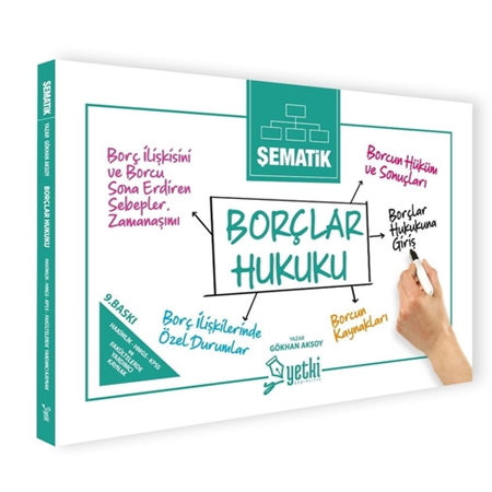 Resim Şematik Borçlar Hukuku Genel Hükümler Yetki Yayınları 2026