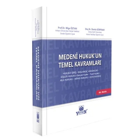 Resim Medeni Hukukun Temel Kavramları - Bilge Öztan