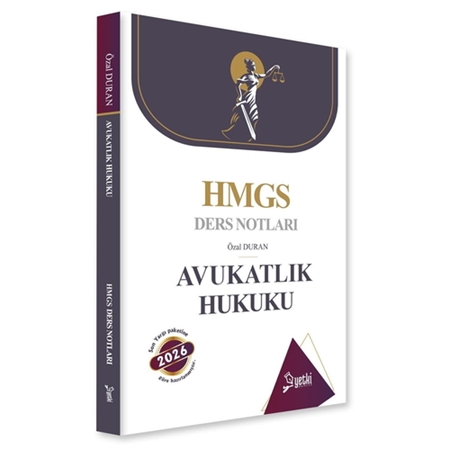 Resim ÇSA HMGS Hakimlik Ders Notları Avukatlık Hukuku Yetki Yayınları 2026