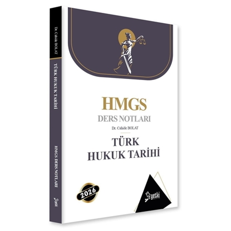 Resim ÇSA HMGS Hakimlik Ders Notları Türk Hukuk Tarihi Yetki Yayınları 2026