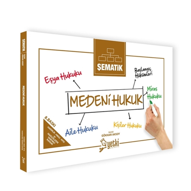 resm Şematik Medeni Hukuk Yetki Yayınları 2026