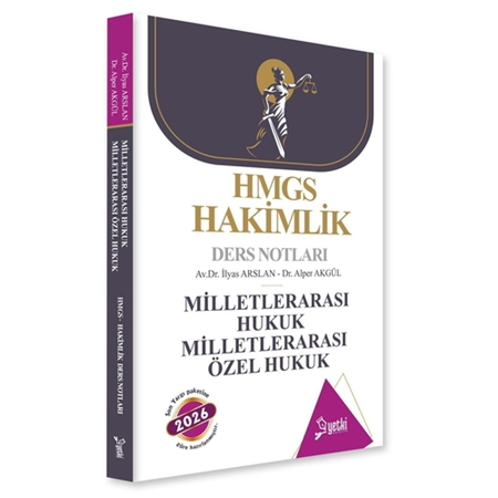 Resim ÇSA HMGS Hakimlik Ders Notları Milletlerarası Hukuk Milletlerarası Özel Hukuk Yetki Yayınları 2026