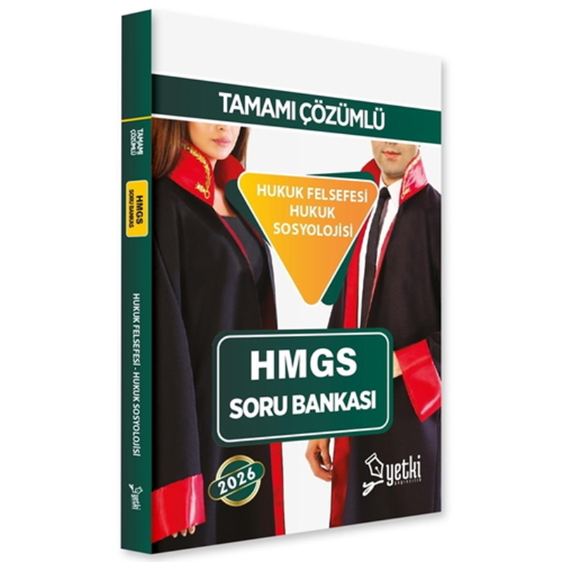 resm HMGS Soru Bankası Hukuk Felsefesi ve Hukuk Sosyolojisi Yetki Yayınları 2026