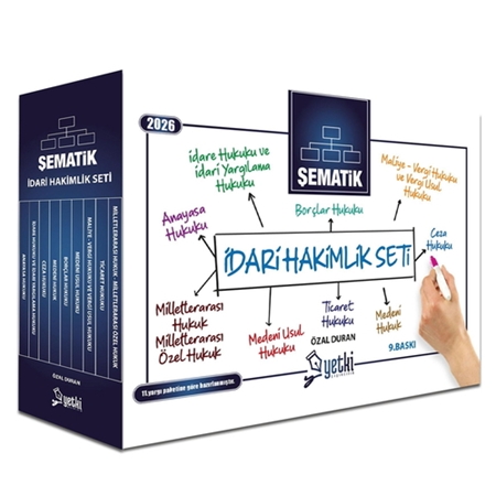 Resim Adli Hakimlik Şematik Seti Yetki Yayınları 2026