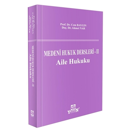 Resim Medeni Hukuk Dersleri 2 Aile Hukuku - Cem Baygın, Ahmet Nar