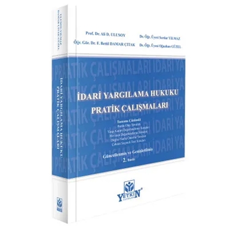 Resim İdari Yargılama Hukuku Pratik Çalışmaları - Ali D. Ulusoy
