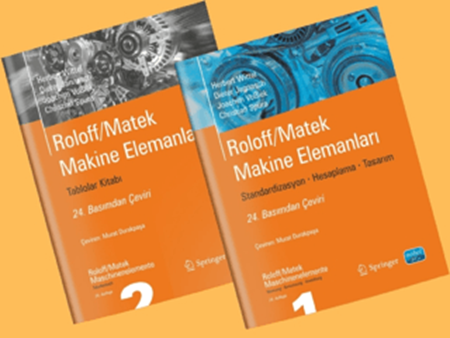 Resim Roloff/Matek Makine Elemanları - Standardizasyon, Hesaplama, Tasarım (2 Cilt)