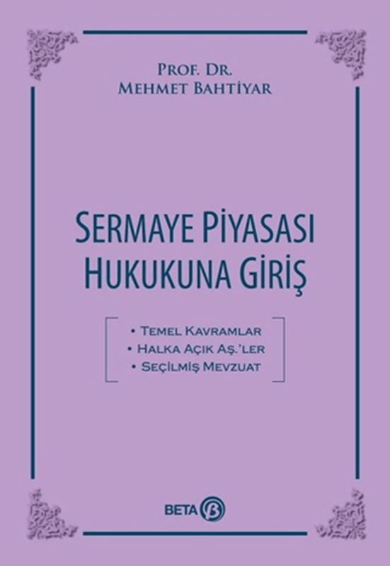 resm Sermaye Piyasası Hukukuna Giriş