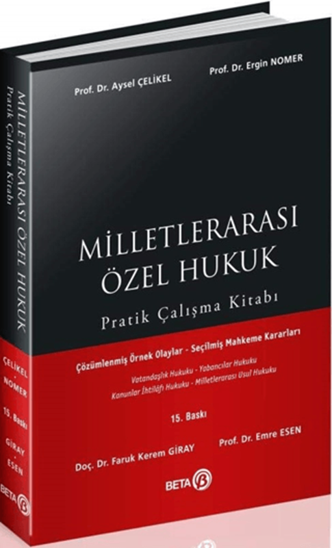 resm Milletlerarası Özel Hukuk Pratik Çalışma Kitabı