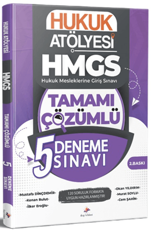 Resim 2026 Hukuk Atölyesi HMGS Hukuk Mesleklerine Giriş Sınavı Tamamı Çözümlü 5 Deneme Sınavı