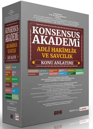 Resim KONSENSUS Akademi Adli Hakim ve Savcılık Sınavı Konu Anlatımı