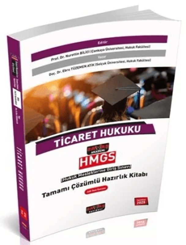 resm 2025 HMGS Ticaret Hukuku Hazırlık Kitabı Çözümlü