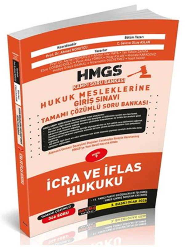 resm HMGS Kampı İcra ve İflas Hukuku Soru Bankası