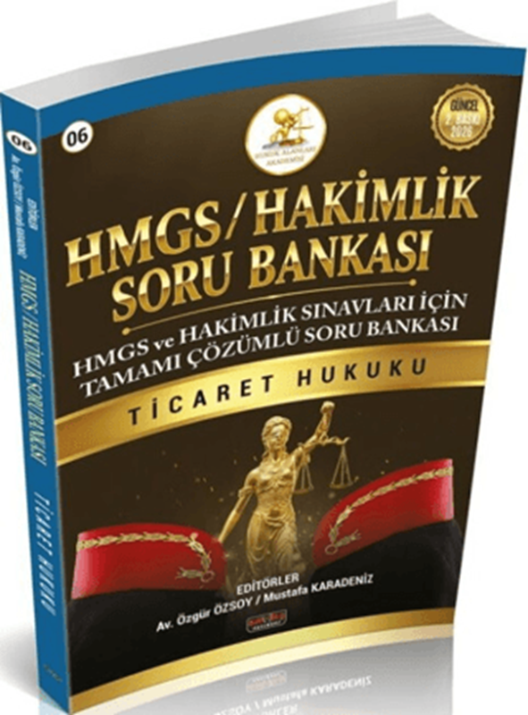resm 2026 HMGS Hakimlik Ticaret Hukuku Soru Bankası
