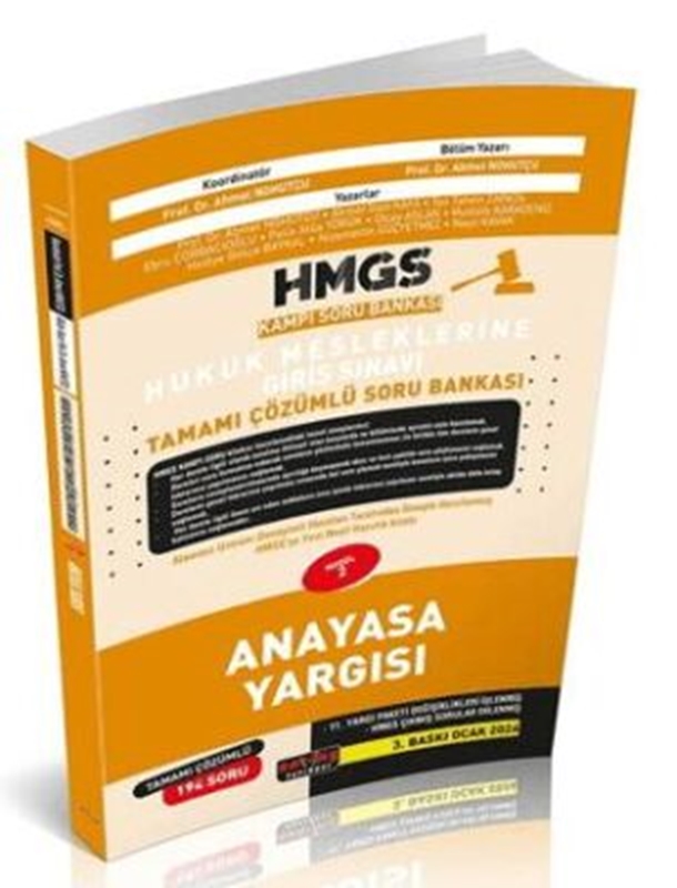 resm HMGS Kampı Anayasa Yargısı Soru Bankası