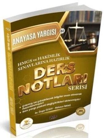 Resim 2026 HMGS Hakimlik HUKAL Anayasa Yargısı Ders Notları
