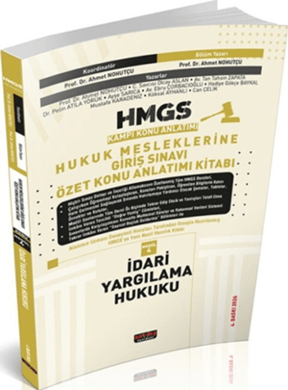 resm 2026 HMGS İdari Yargılama Hukuku Özet Konu Anlatımı