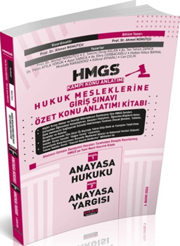 resm 2026 HMGS Anayasa Hukuku Anayasa Yargısı Özet Konu Anlatımı