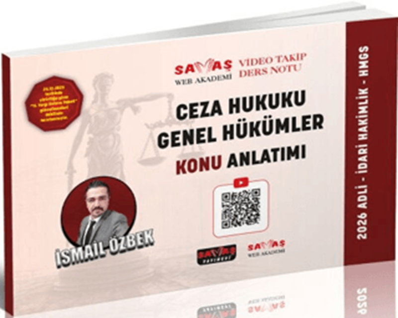 resm 2026 Ceza Hukuku Genel Hükümler Konu Anlatımı