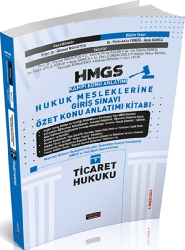 resm 2026 HMGS Ticaret Hukuku Özet Konu Anlatımı