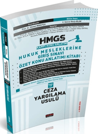 Resim 2026 HMGS Ceza Yargılama Usulü Özet Konu Anlatımı